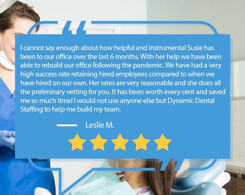 Dynamic Dental Staffing google review